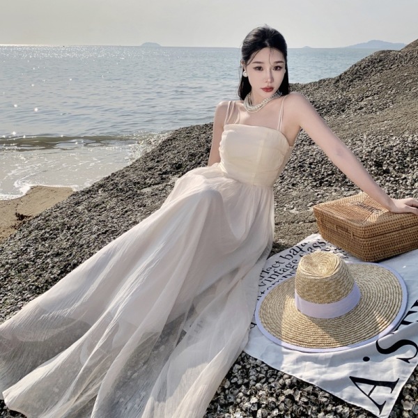 Elegant elegant waist suspender skirt 14