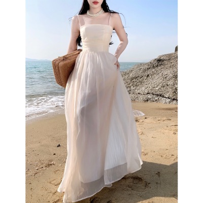 Elegant elegant waist suspender skirt 14
