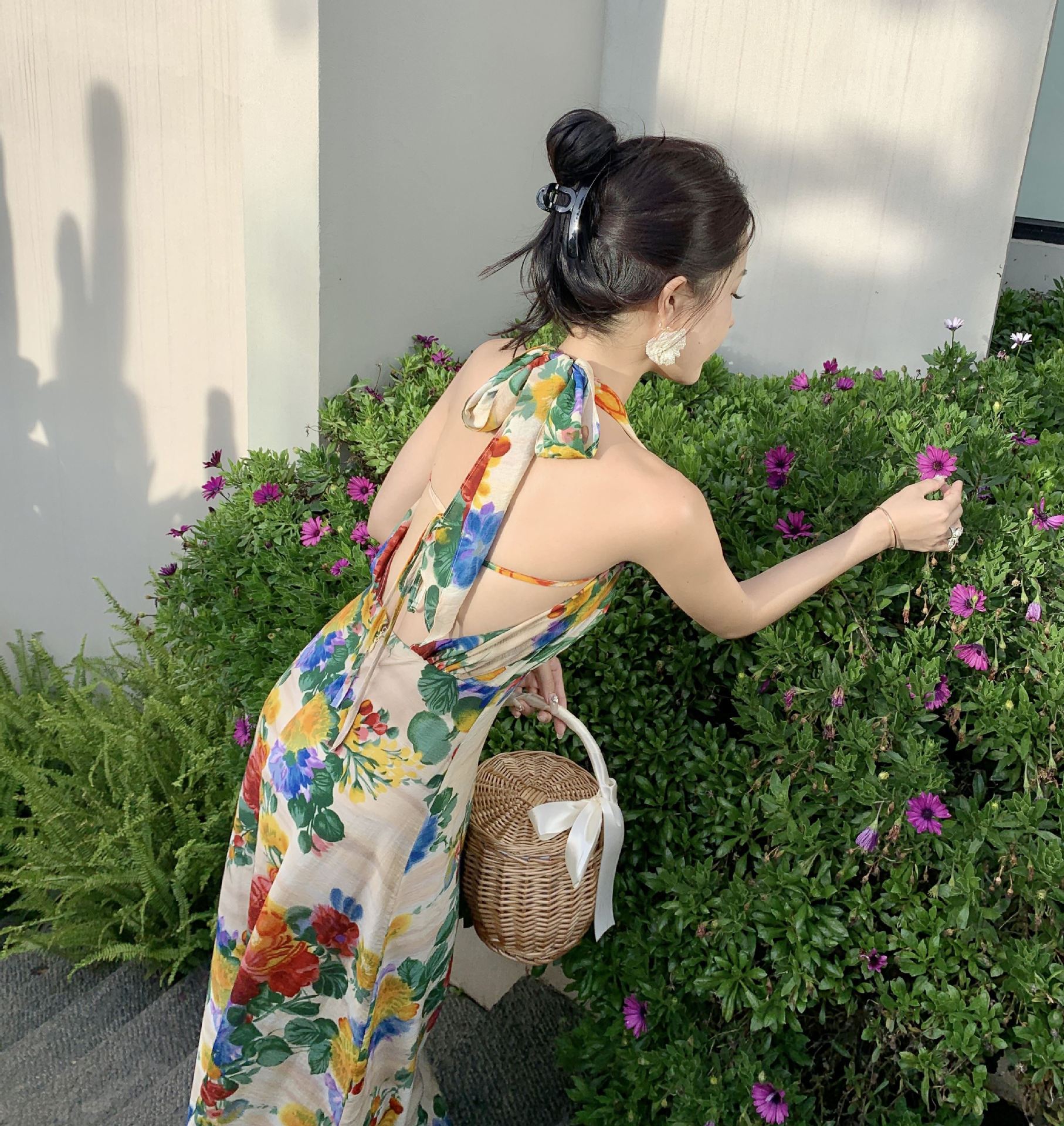 French artistic suspender dress 10