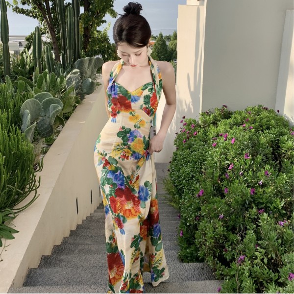 French artistic suspender dress 10