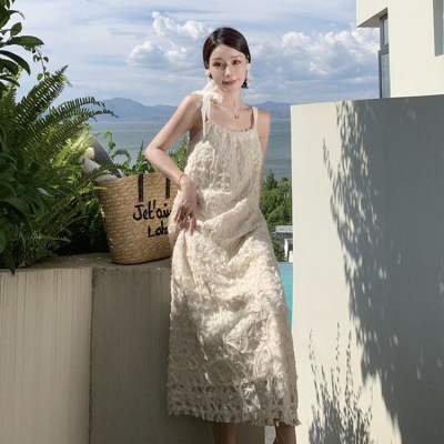 milk sweet lace suspender dress 9