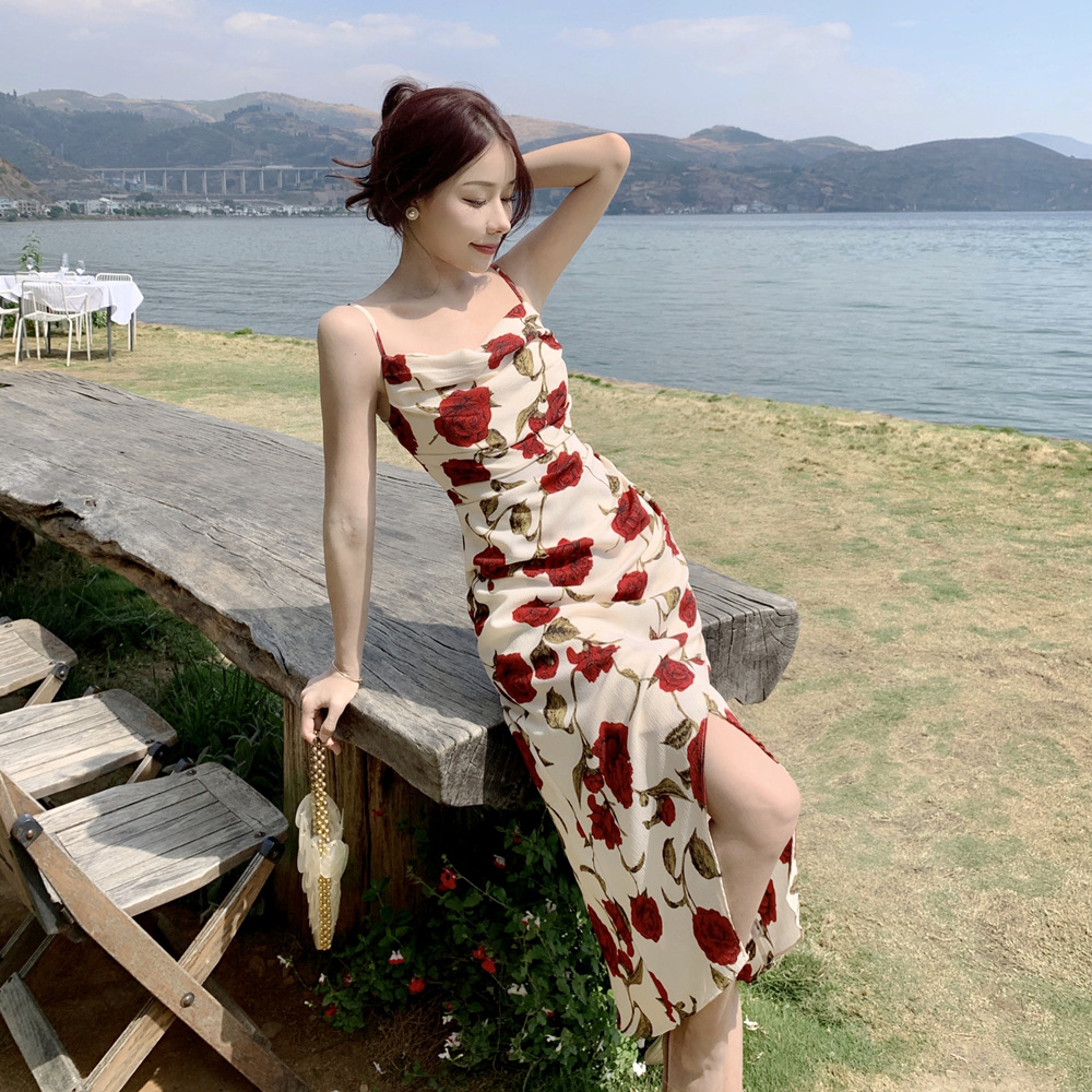 Pure Desire Irregular Suspender Dress 4