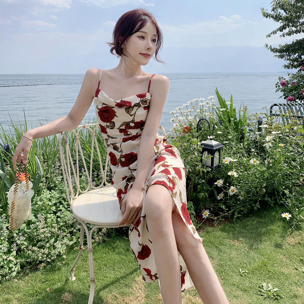 Pure Desire Irregular Suspender Dress 4