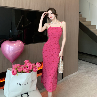 Chinese style feminine suspender dress 38