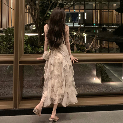 French pure desire temperament suspender skirt 40