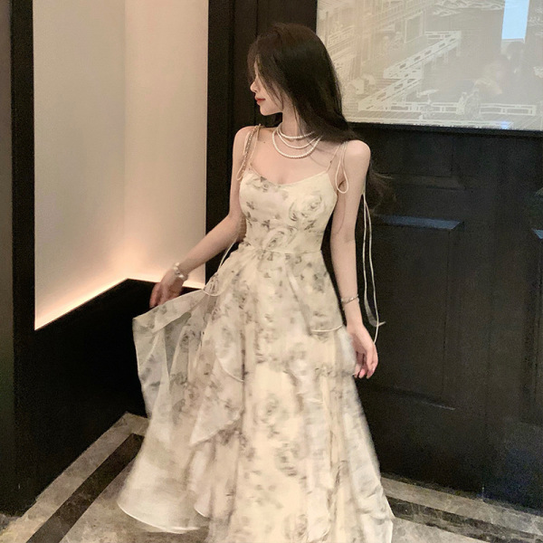 French pure desire temperament suspender skirt 40