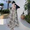 ink print sundress 30