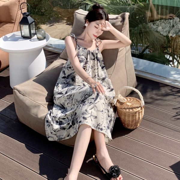 ink print sundress 30