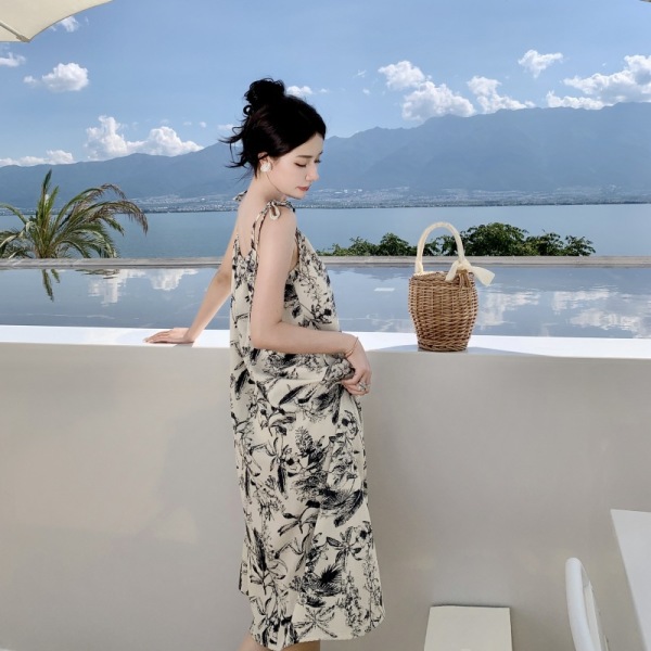 ink print sundress 30