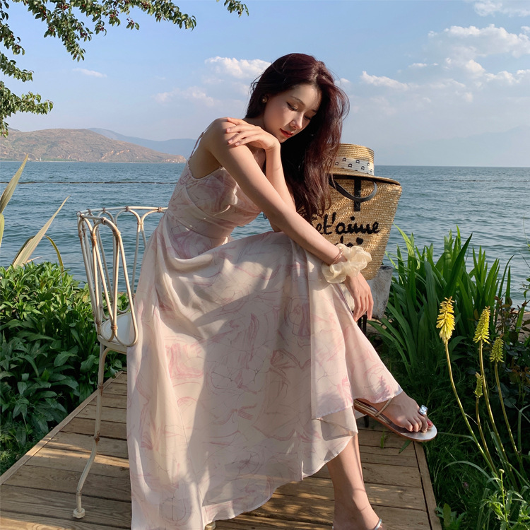 open back floral sundress 39