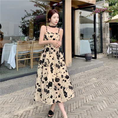 Chic stunning waist suspender dress 60