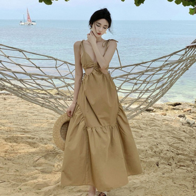 Design sense niche girl suspender skirt 58