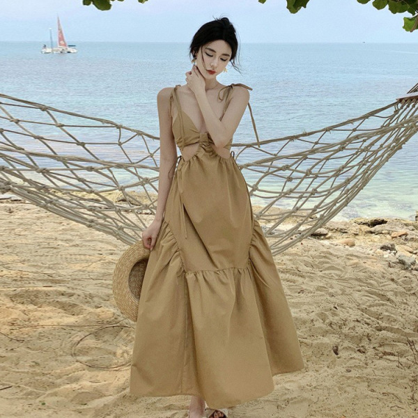 Design sense niche girl suspender skirt 58