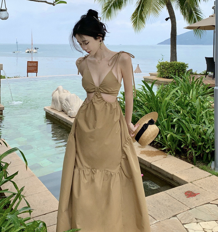 Design sense niche girl suspender skirt 58