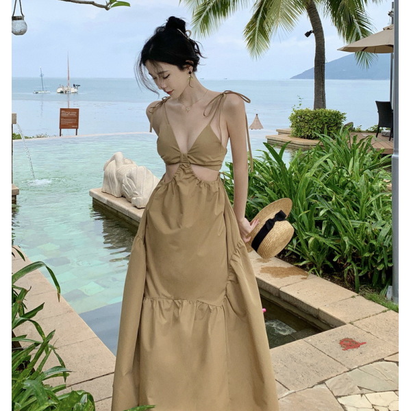 Design sense niche girl suspender skirt 58