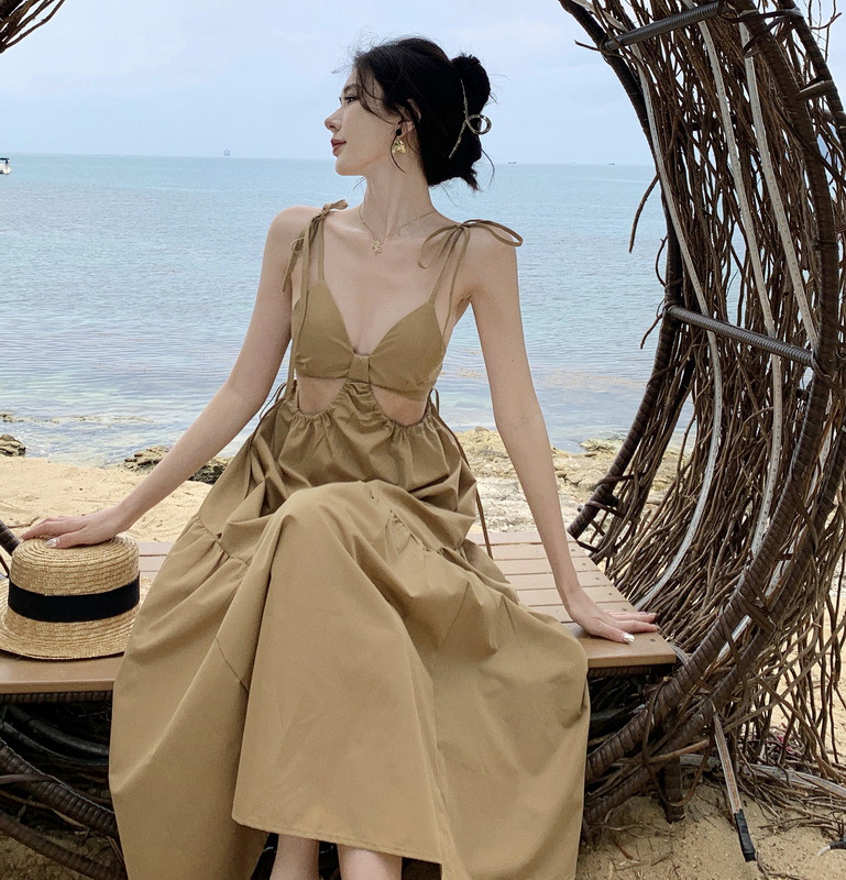 Design sense niche girl suspender skirt 58