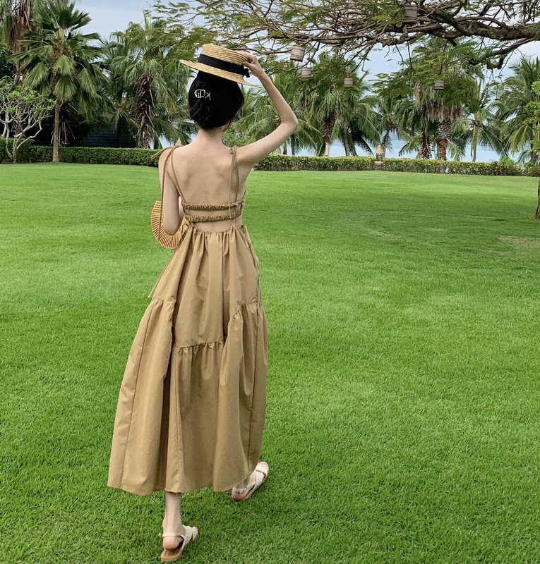 Design sense niche girl suspender skirt 58