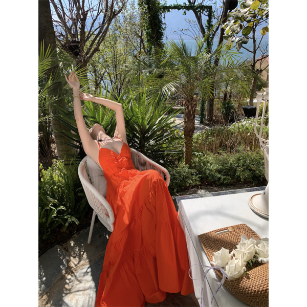 high waist swing dress 56