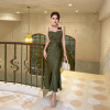 slim elegant long dress 50