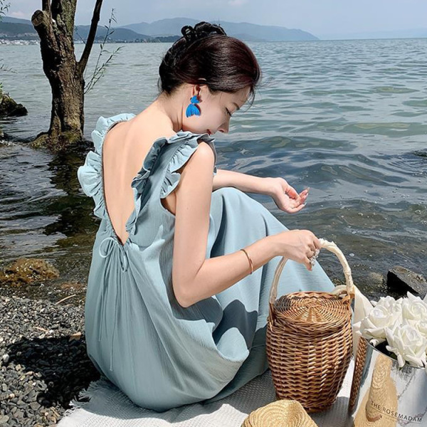 age reducing drawstring dress 106