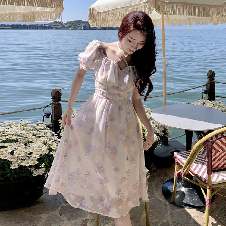 chiffon floral dress 130