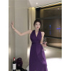 Cross tie halterneck dress 86
