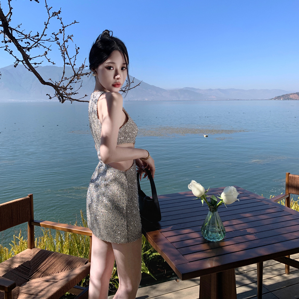 Elegant airy hot girl dress 108