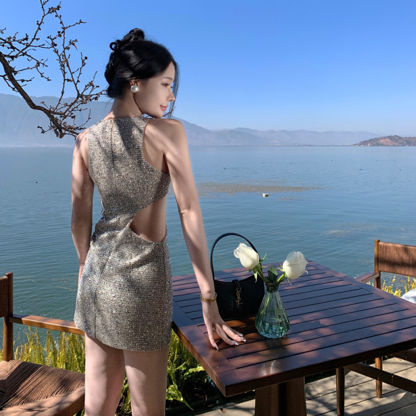 Elegant airy hot girl dress 108