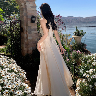 Luxury Halter Neck Resort Dress 85