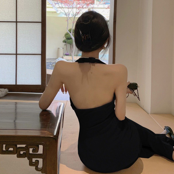 Sexy slit neck wrap hip skirt 82