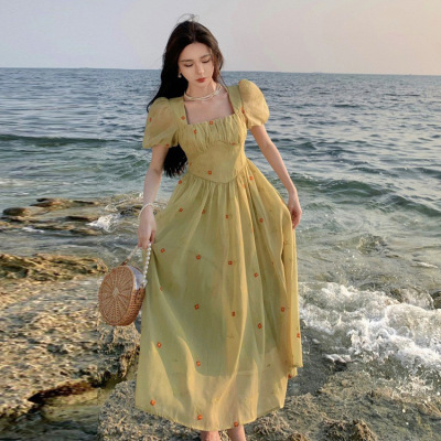 slim waist chiffon forest skirt 133