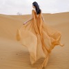 V-neck chiffon long tail skirt 94
