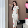 embroidered rose dress 148