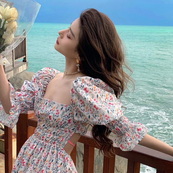 floral dress for travel 146