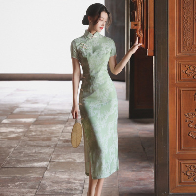 Luxury Jacquard Vintage Dress 147